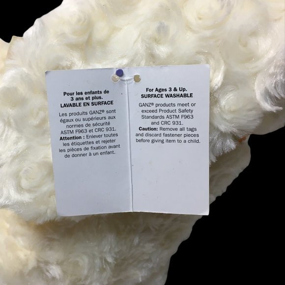 RARE Ganz Vanilla Cream Bunny Plush 15in. - Picture 10 of 11